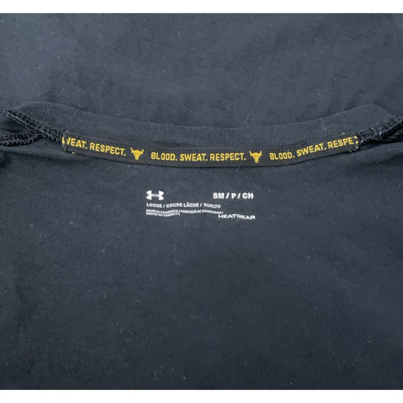 Under Armour Project Rock Men’s Loose Heat Gear T-Shirt Small - Picture 5 of 5
